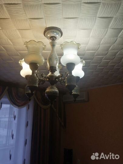 Люстра потолочная бу