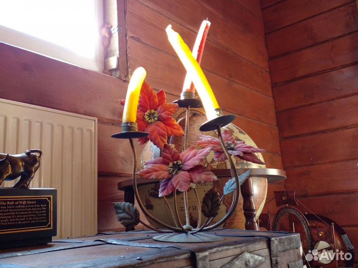 Подсвечник графа Дракулы на 3 свечи