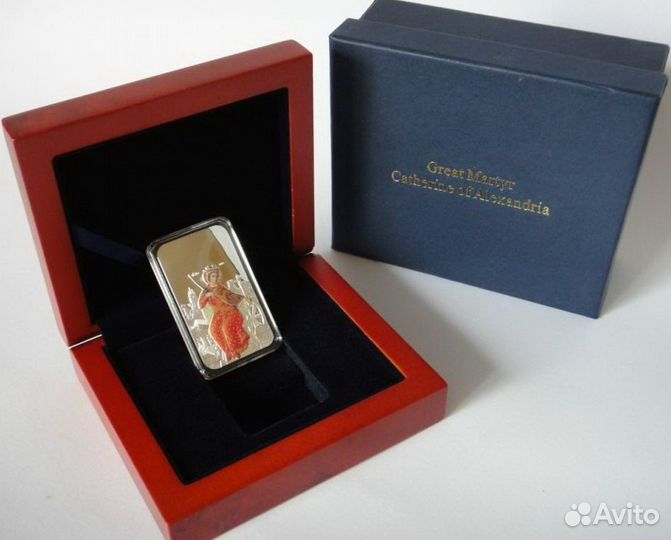 Ниуэ 2 доллара, Св.Великомученица Екатерина серебр