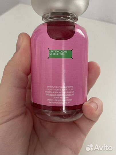 United colors benetton pink raspberry 50 мл