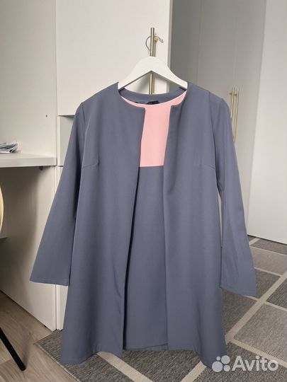 Костюм платье и кардиган женский