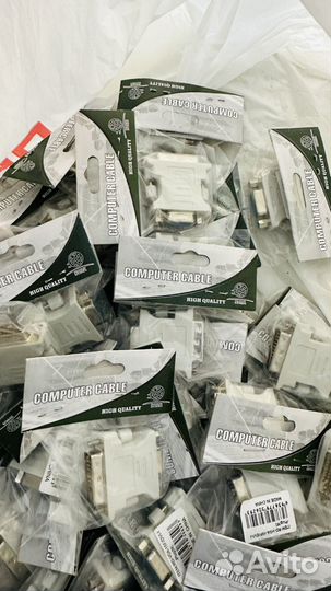 Переходник Buro DVI-I(m) -VGA(f) VGA-15F / DVI-I