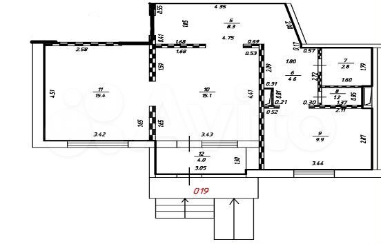 Свободного назначения, 65 м²