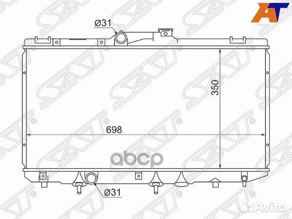 Радиатор Toyota Corolla (E100,E110) 91-02 / Cor