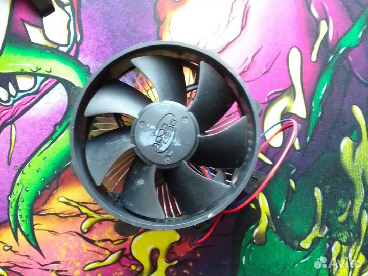 Материнская плата с процессором