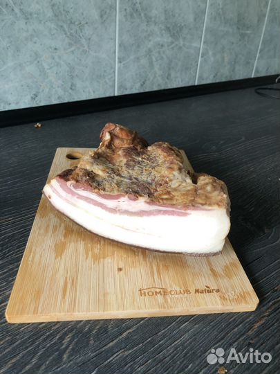 Сало копченое домашнее