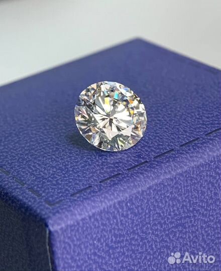 Бриллиант CVD в огранке круг, 5.07 карата, IGI