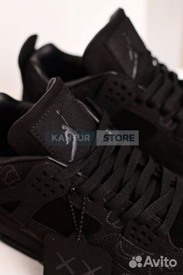 Кроссовки мужские Nike Air Jordan 4 Kaws Black