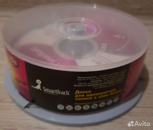 Чистые DVD-R в боксе