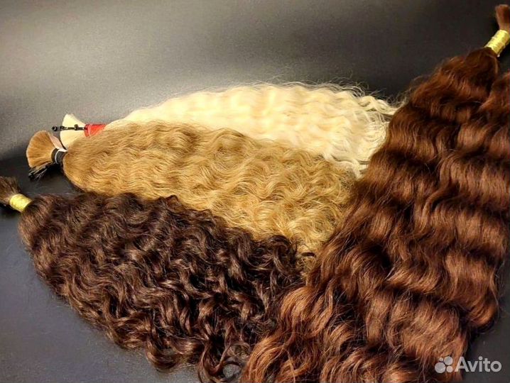 Волосы для наращивания Exclusive +, 50см, кудри