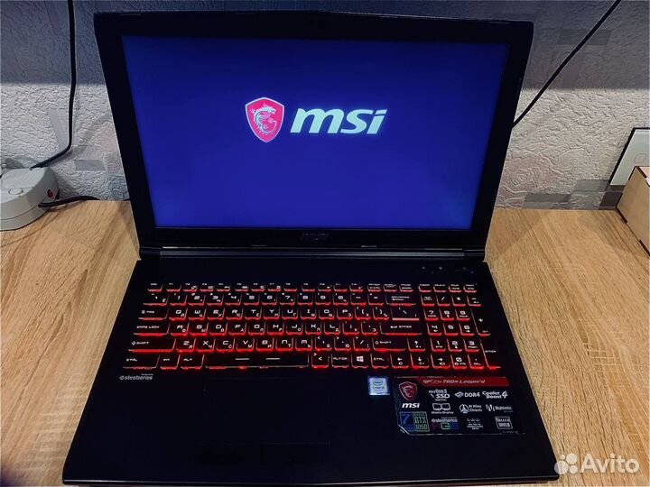 Игровой ноутбук msi leopard GP62