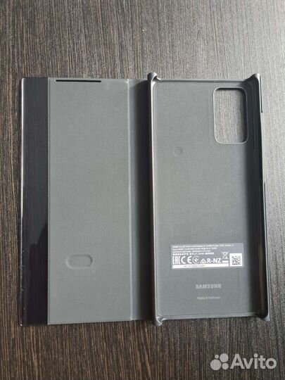 Чехол smart clear view cover Samsung Note 20