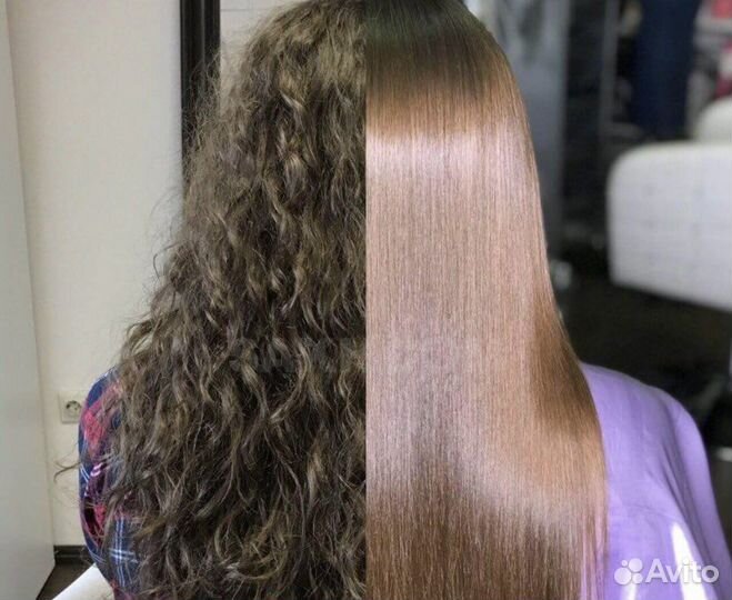 Кератиновое выпрямление волос модель