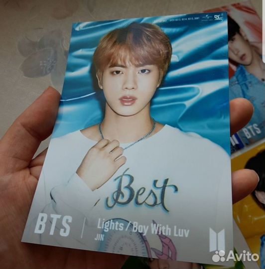 BTS карты и открытки Джин