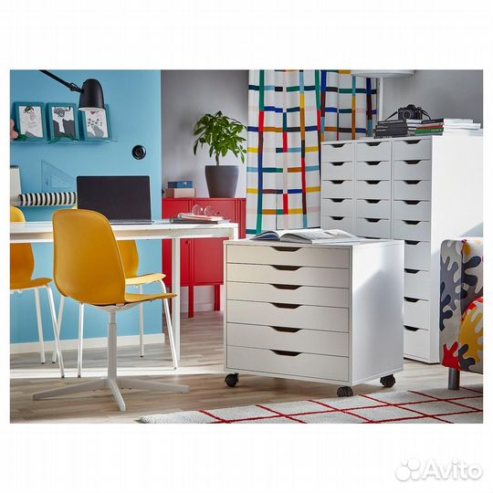 Alex IKEA 104.806.07 Колеса (комплект 4 шт) 50 мм Чёрный