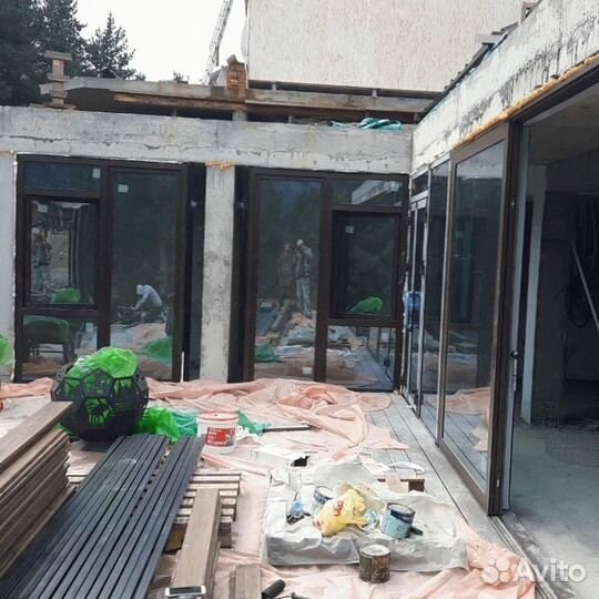 Алюминиевые двери окна витражи