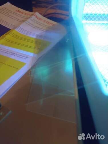 Набор Ремонта Стекла скола трещин UF Лампа Клей Св