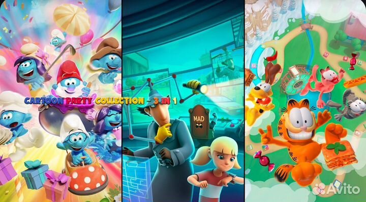 Cartoon Party Collection - 3 in 1