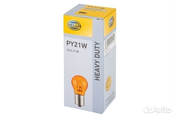 Лампа указателя поворота PY21W 8GA006841241 hella