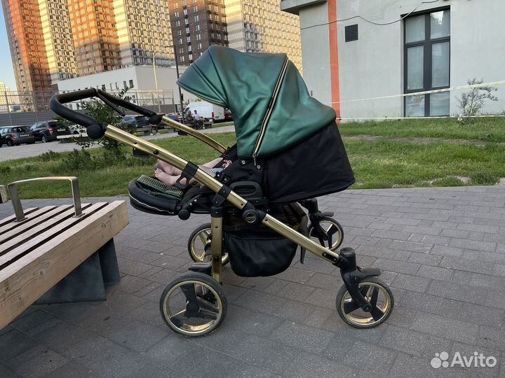 Коляска для двойни 2в1 Junama diamond