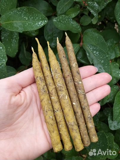 Свечи восковые ручной работы