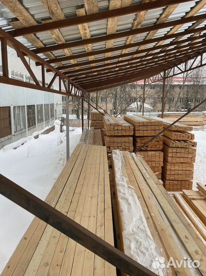 Доска обрезная 50х200х6000мм от производителя