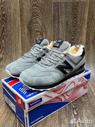 New Balance 574 зимние кроссовки