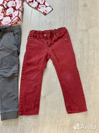 Рубашка новогодняя и ждинсы