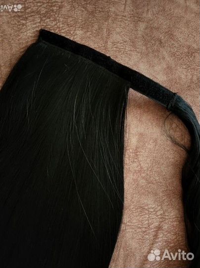 Накладной хвост 56см чёрный цвет