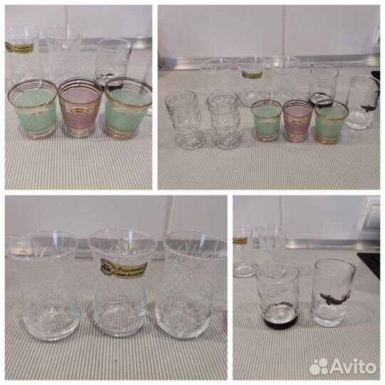 Рюмки СССР, богемия