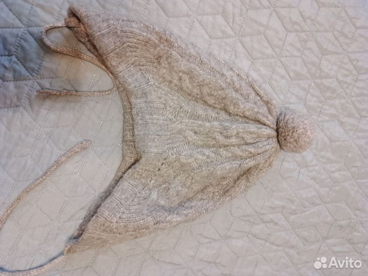 Шапка детская зимняя для девочки uniqlo