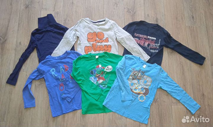 Вещи пакетом на мальчика 122 128
