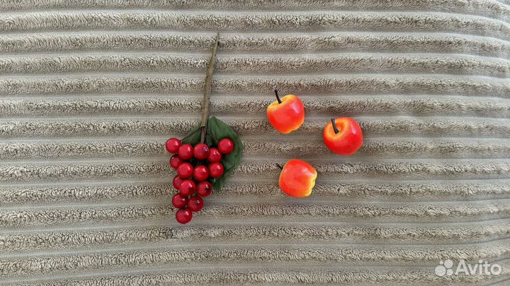 Мини яблоки и ягоды для поделок