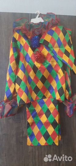 Новогодние костюм для мальчика клоун