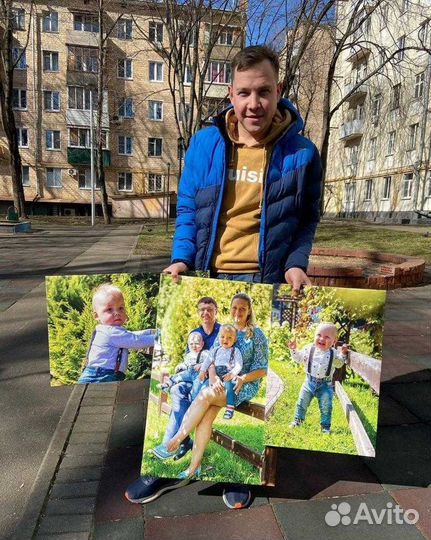 Портрет по фото на холсте, Печать на холсте