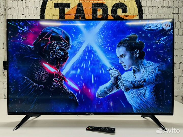 Большой безрамочный Витязь 127см 4K SMART TV UHD