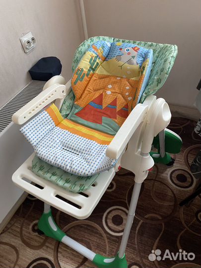 Стульчик для кормления chicco polly
