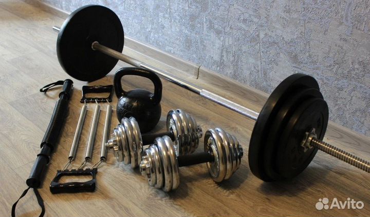 Штанга гриф блины