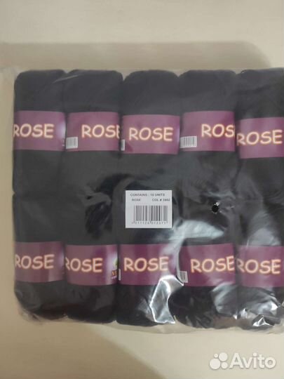 Пряжа rose хлопок мерсеризованный