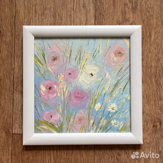 Картина маслом Нежность