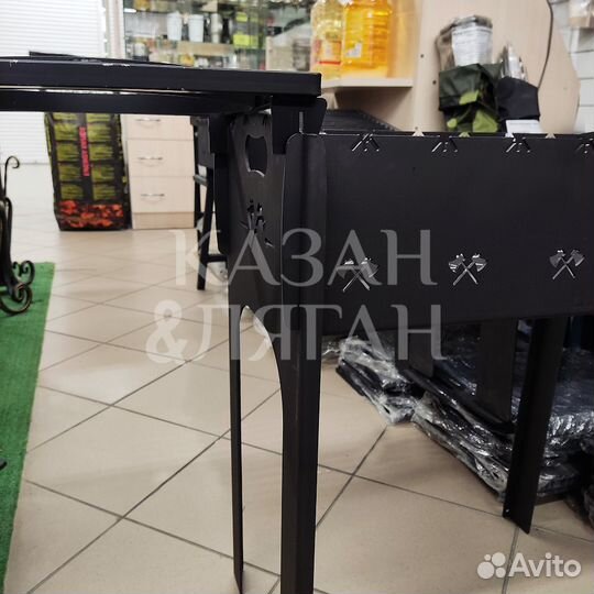 Мангал разборный высокий с чехлом