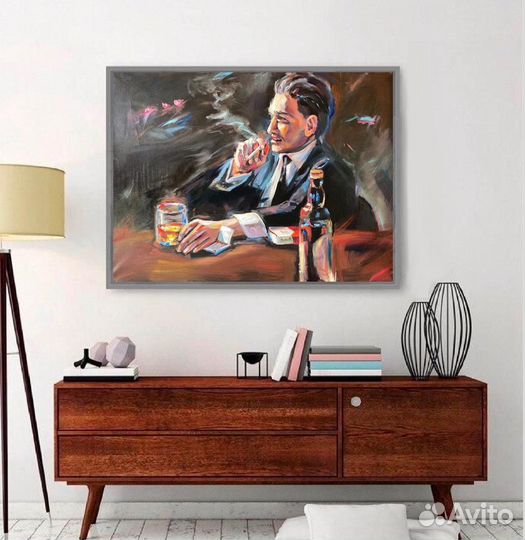 Картина маслом Брутальный мужчина