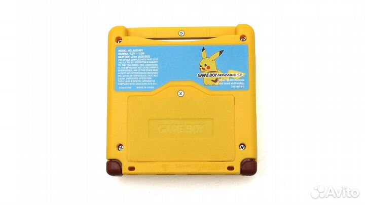 Nintendo Game Boy Advance SP (AGB-101) Pikachu Ta