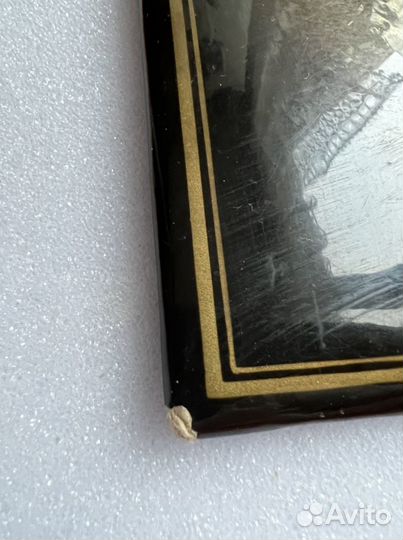 Ретро Портрет 18х24 фото Есенина Палех 1968 СССР