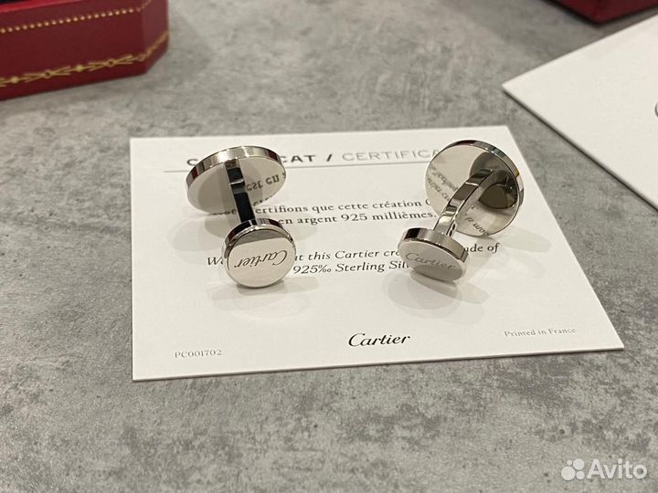 Cartier запонки