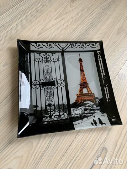 Тарелка квадратная 25х25 см Париж