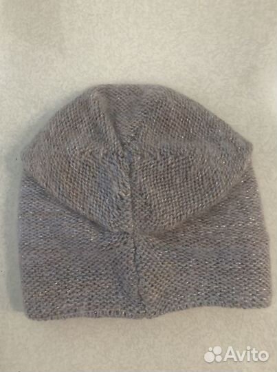 Шапка с шарфом женская