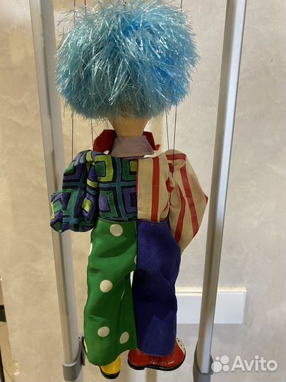Кукла клоун марионетка Чехия