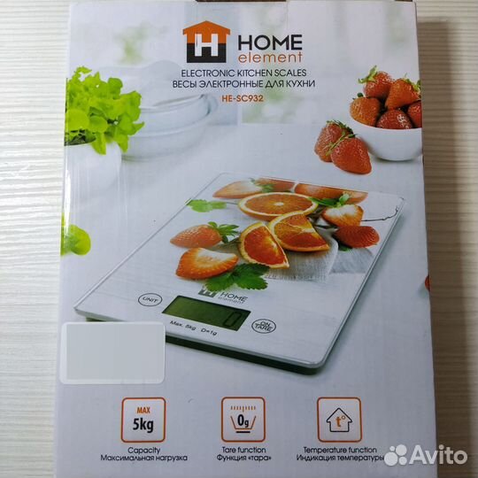 Весы кухонные электронные новые