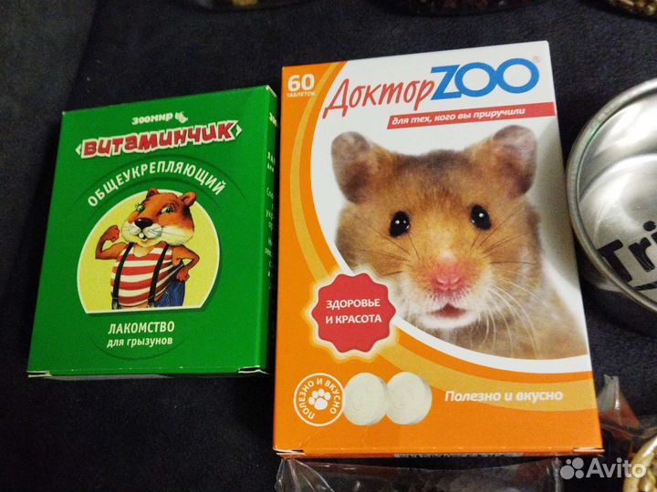 Корм для хомячка. Аксессуары